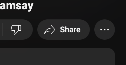 Screenshot showing Share button